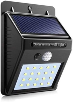 Solarix Solar 20 Led Wall Light And Night Sensor