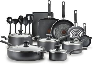 Tefal Easy Care Grey 20 Piece Cookware Set