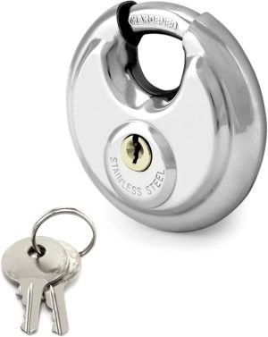 Noble 70mm Stainless Steel Disc Padlock