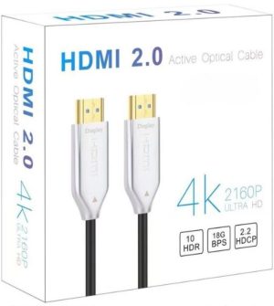 Unique 4k Ultra Hd 15m Hdtv 2.0 Active Optical Cable